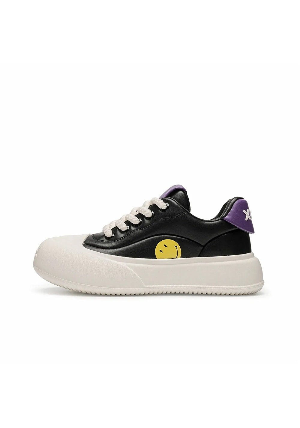 SMILEY丨Split Leather French Smiley Slip-Ons (Low-Top) - PSYLOS 1, SMILEY丨Split Leather French Smiley Slip-Ons (Low-Top), Chunky Sneakers, SMILEY•JAPAN, PSYLOS 1